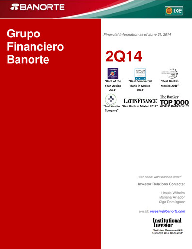 Thumbnail Banorte Quarterly Report 2014-q2