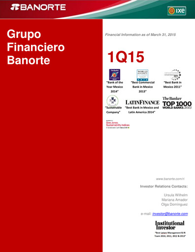 Thumbnail Banorte Quarterly Report 2015-q1