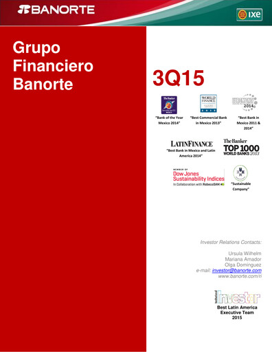 Thumbnail Banorte Quarterly Report 2015-q3