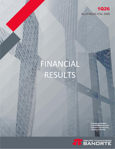 Miniature Banorte Rapport trimestriel 2026-q1