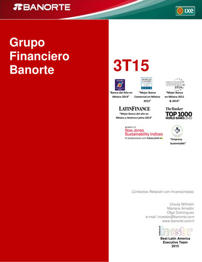 Thumbnail Banorte Quarterly Report 2015-q3
