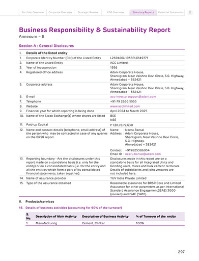 Thumbnail ACC ESG Report 2024-2025