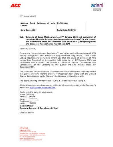 Thumbnail ACC Quarterly Report 2024-q3