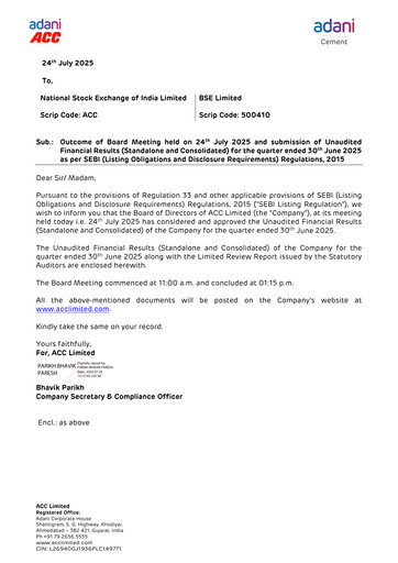 Thumbnail ACC Quarterly Report 2025-q1