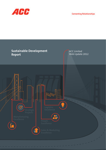 Thumbnail ACC Sustainability Report 2012