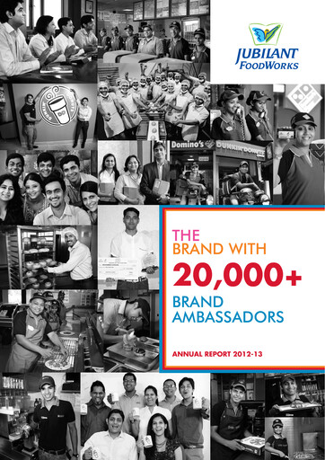 Thumbnail Jubilant FoodWorks
 Annual Report 2012-2013