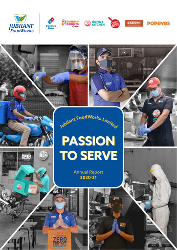 Thumbnail Jubilant FoodWorks
 Annual Report 2020-2021