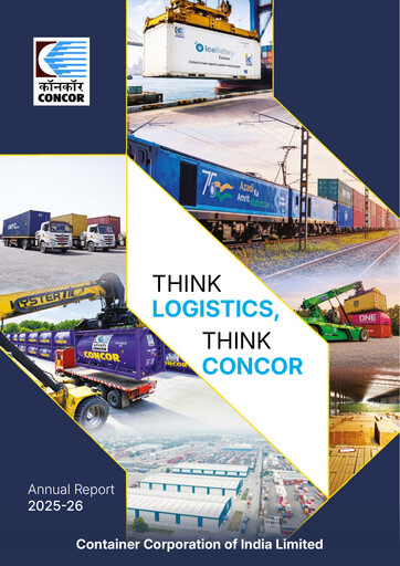 Thumbnail Container Corporation of India Annual Report 2025-2026