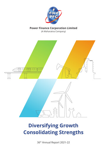 Miniature Power Finance Corp
 Rapport annuel 2021-2022