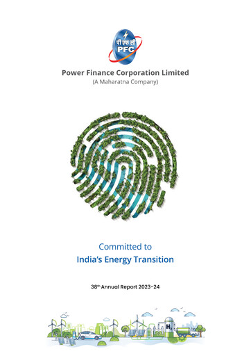 Miniature Power Finance Corp
 Rapport annuel 2023-2024