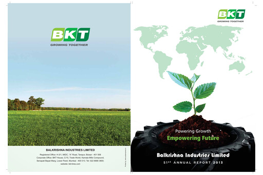 Thumbnail Balkrishna Industries
 Annual Report 2012-2013