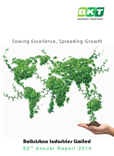 Miniature Balkrishna Industries
 Rapport annuel 2014