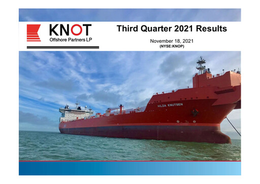 Miniature KNOT Offshore Partners Rapport trimestriel 2021-q3