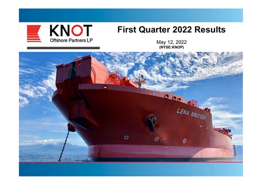 Miniature KNOT Offshore Partners Rapport trimestriel 2022-q1