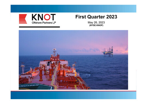 Miniature KNOT Offshore Partners Rapport trimestriel 2023-q1