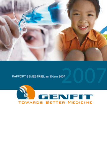 Thumbnail Genfit Financial Report 2007-h1