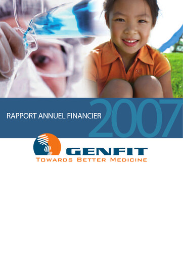 Thumbnail Genfit Financial Report 2007