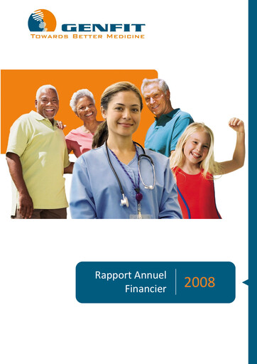 Thumbnail Genfit Financial Report 2008