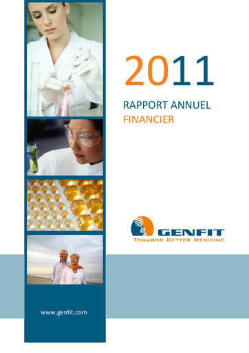 Thumbnail Genfit Financial Report 2011