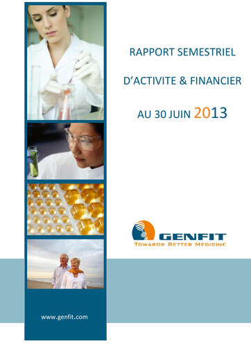 Thumbnail Genfit Financial Report 2013-h1