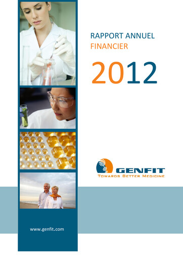 Thumbnail Genfit Financial Statement 2012
