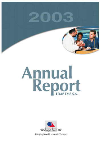 Thumbnail EDAP TMS Annual Report 2003