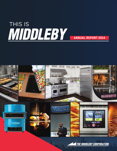Thumbnail Middleby Annual Report 2014