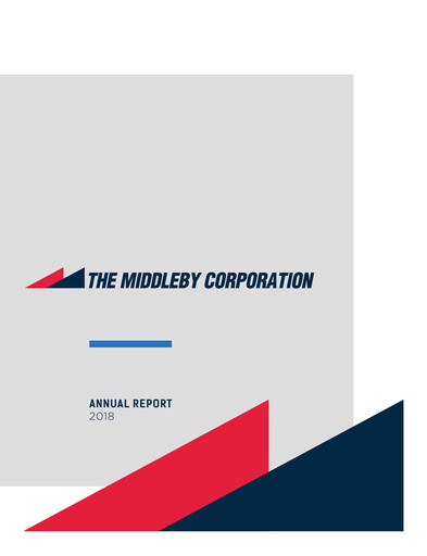 Thumbnail Middleby Annual Report 2018