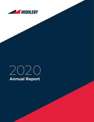 Thumbnail Middleby Annual Report 2020
