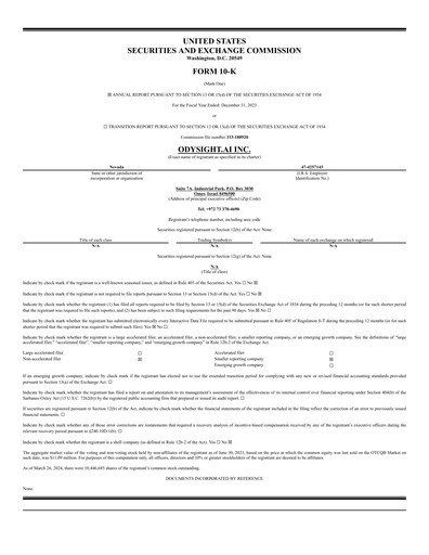 Thumbnail Odysight.ai Annual Report 2023