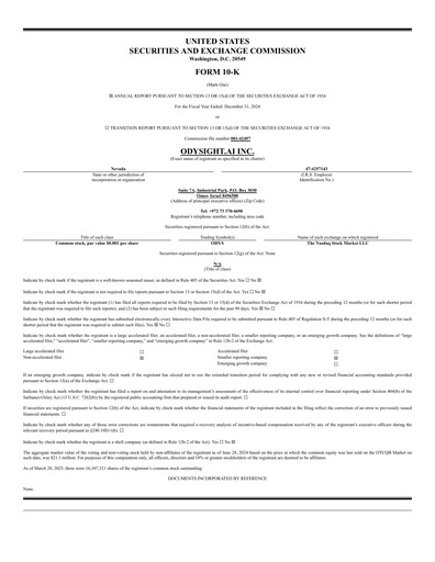 Thumbnail Odysight.ai Annual Report 2024