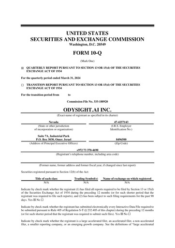 Thumbnail Odysight.ai Quarterly Report 2024-q1