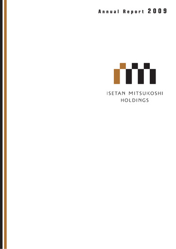 Thumbnail Isetan Mitsukoshi Holdings Annual Report 2009