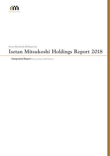 Thumbnail Isetan Mitsukoshi Holdings Annual Report 2018