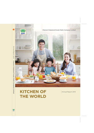 Thumbnail Charoen Pokphand Foods
 Annual Report 2013