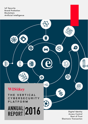 Thumbnail WISeKey International Annual Report 2016