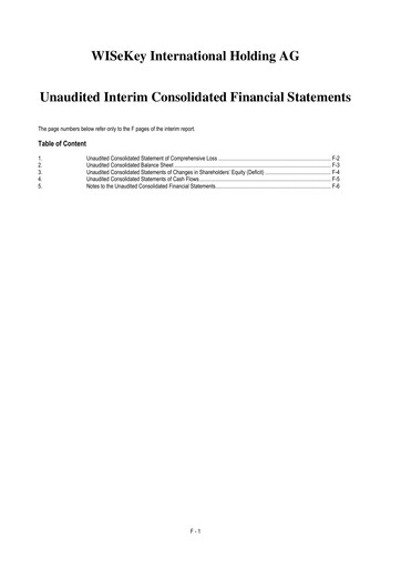 Thumbnail WISeKey International Half-year Report 2018-h1