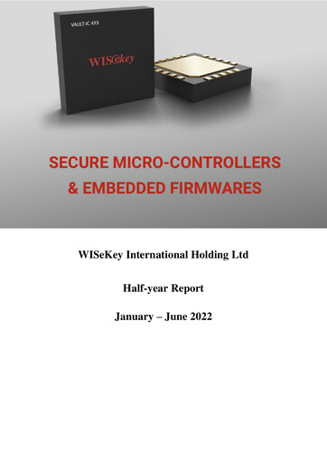 Thumbnail WISeKey International Half-year Report 2022-h1