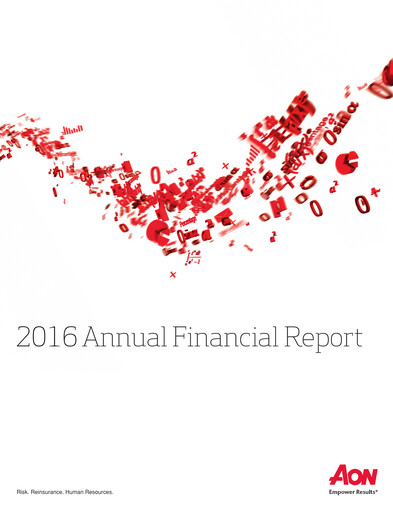 Thumbnail Aon Annual Report 2016