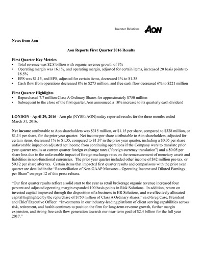 Vorschaubild Aon Quartalsbericht 2016-q1