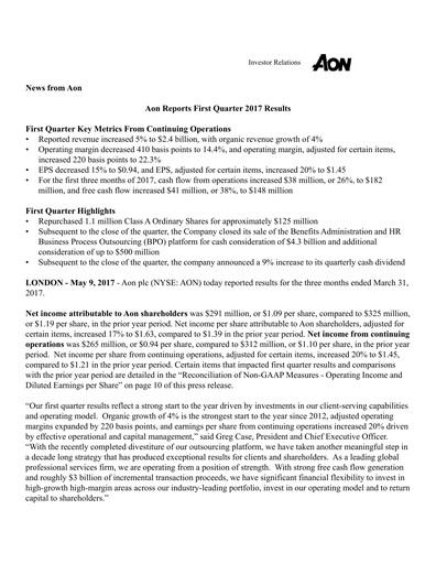 Vorschaubild Aon Quartalsbericht 2017-q1