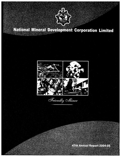 Thumbnail National Mineral Development Corporation Annual Report 2004-2005