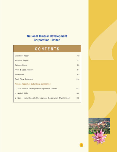 Thumbnail National Mineral Development Corporation Annual Report 2006-2007