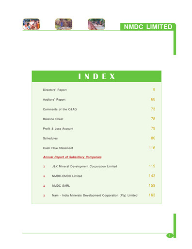Thumbnail National Mineral Development Corporation Annual Report 2008-2009