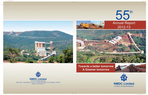 Thumbnail National Mineral Development Corporation Annual Report 2012-2013