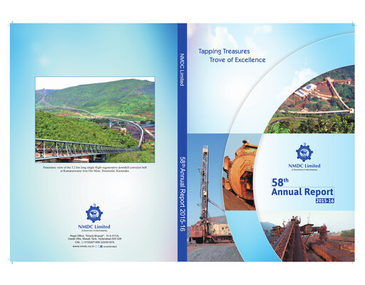 Thumbnail National Mineral Development Corporation Annual Report 2015-2016