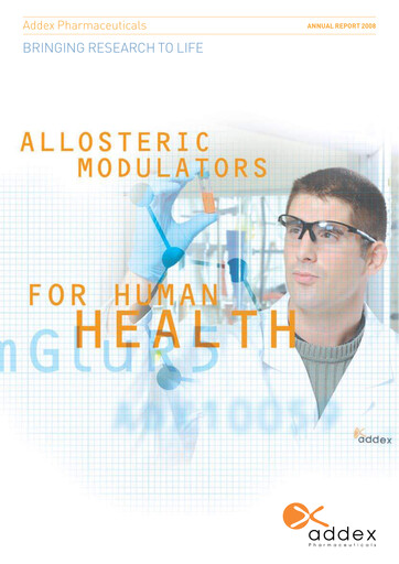Miniature Addex Therapeutics Rapport annuel 2008