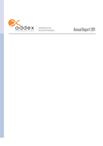 Miniature Addex Therapeutics Rapport annuel 2011