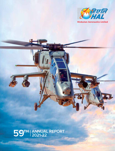 Thumbnail Hindustan Aeronautics Annual Report 2021-2022