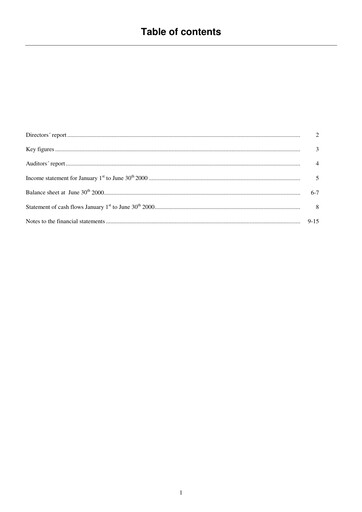 Thumbnail Embla Medical Financial Statement 2000-h1